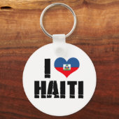 Ik hou van HAITI Sleutelhanger (Voorkant)
