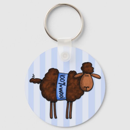 ik hou van haken sleutelhanger (Voorkant)