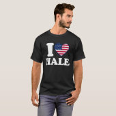 Ik hou van Hale, ik hart Hale T-shirt (Voorkant volledig)