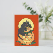 Ik hou van Halloween Cat Briefkaart (Staand voorkant)