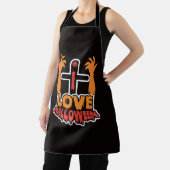 Ik hou van Halloween Creepy Zombie Hands Schort (Insitu)