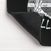 Ik hou van Halloween Funny Bone Hands Skull Heart Muismat (Hoek)