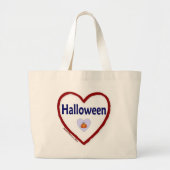 Ik hou van Halloween Grote Tote Bag (Voorkant)