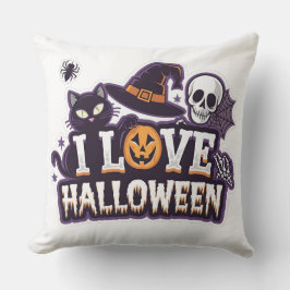 Ik hou van Halloween Guest Sierkussen: Feestelijke Kussen