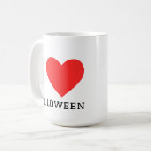 Ik hou van Halloween Koffiemok (Voorkant links)