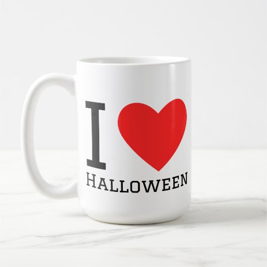Ik hou van Halloween Koffiemok (Links)