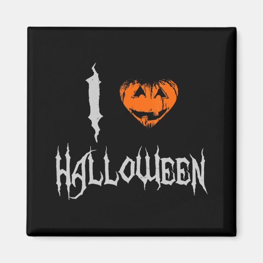 Ik hou van Halloween  Magneet (Voorkant)