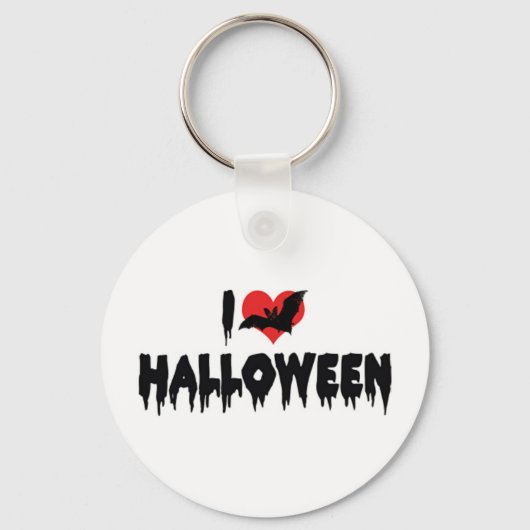 Ik hou van Halloween Sleutelhanger (Voorkant)