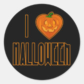 Ik hou van Halloween Stickers (Voorkant)