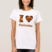 Ik hou van Halloween T-shirt (Voorkant)