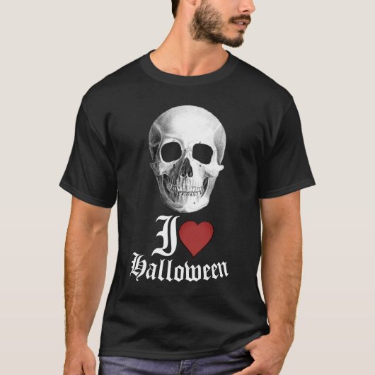 Ik hou van Halloween T-shirt (Voorkant)