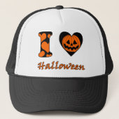 Ik hou van Halloween Trucker Pet (Voorkant)