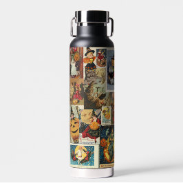 Ik hou van Halloween  Wenskaarten Collage Waterfles