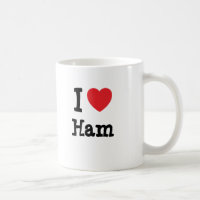 Ik hou van Ham hart T-Shirt