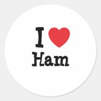 Ik hou van Ham hart T-Shirt