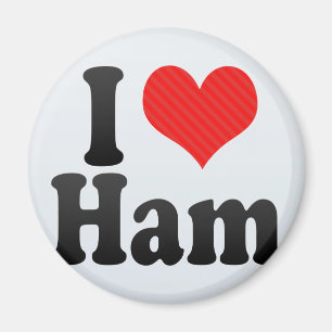 Ik hou van Ham Magneet