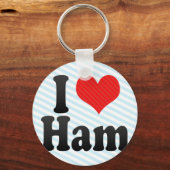 Ik hou van Ham Sleutelhanger (Voorkant)