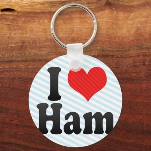 Ik hou van Ham Sleutelhanger (Voorkant)