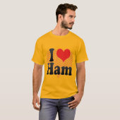 Ik hou van Ham T-shirt (Voorkant volledig)