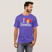 Ik hou van hamster D001-0094A T-shirt (Voorkant volledig)