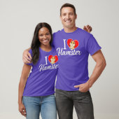 Ik hou van hamster D001-0094A T-shirt (Unisex)