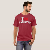 Ik hou van hamster t-shirt (Voorkant volledig)