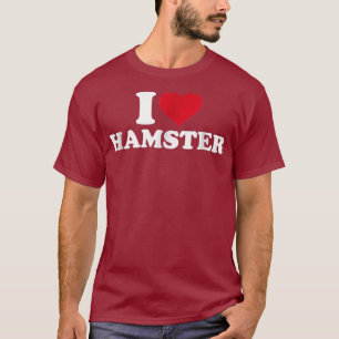 Ik hou van hamster t-shirt