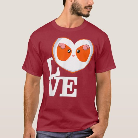 Ik hou van hamster t-shirt (Voorkant)