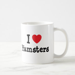 Ik hou van Hamsters hart aangepast aan maat Koffiemok