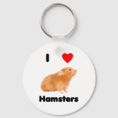 Ik hou van hamsters Sleutelhanger (Voorkant)