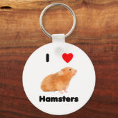 Ik hou van hamsters Sleutelhanger (Voorkant)