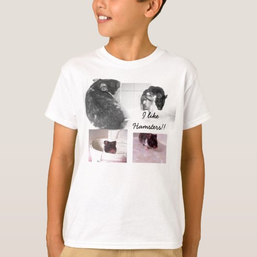 Ik hou van Hamsters!!! T-shirt (Voorkant)