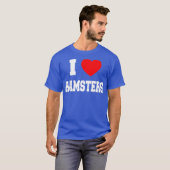 Ik hou van hamsters t-shirt (Voorkant volledig)