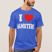 Ik hou van hamsters t-shirt (Voorkant)