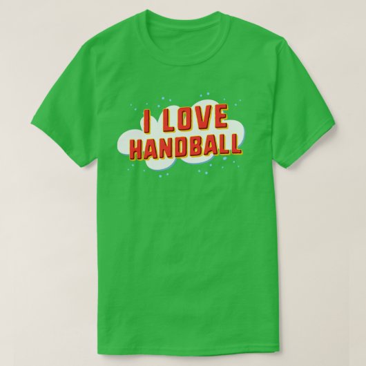 Ik hou van handbal 15 t-shirt (Design voorkant)