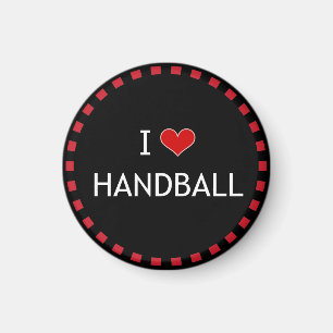 Ik hou van Handbal, rood lijst Magneet