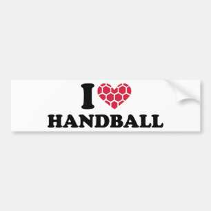 Ik hou van Handball Bumpersticker