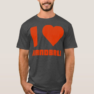 Ik hou van HandballSports Birthday Gift Shirt met