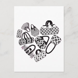 Ik hou van Handtassen Post Card Briefkaart