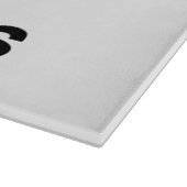 Ik hou van hanen snijplank (Hoek)