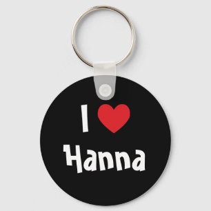 Ik hou van Hanna Sleutelhanger