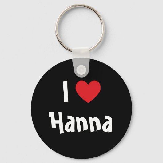 Ik hou van Hanna Sleutelhanger (Voorkant)