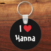 Ik hou van Hanna Sleutelhanger (Voorkant)
