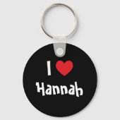 Ik hou van Hannah Sleutelhanger (Voorkant)