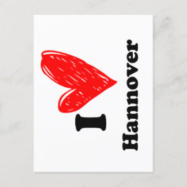 Ik hou van Hannover Briefkaart
