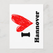 Ik hou van Hannover Briefkaart (Voorkant)