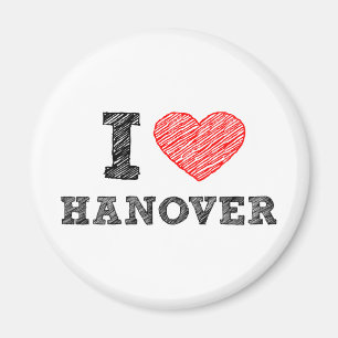 Ik hou van Hannover Magneet