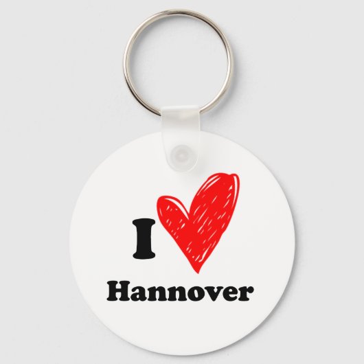 Ik hou van Hannover Sleutelhanger (Voorkant)