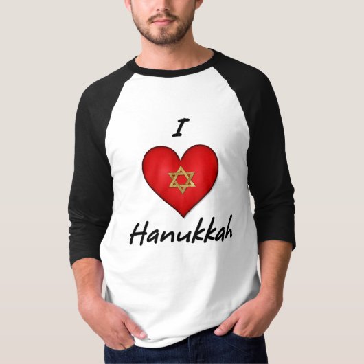 Ik hou van Hanukkah T-shirt (Voorkant)