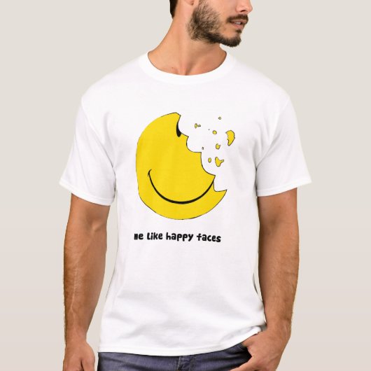 Ik hou van Happy Faces shirt (Voorkant)